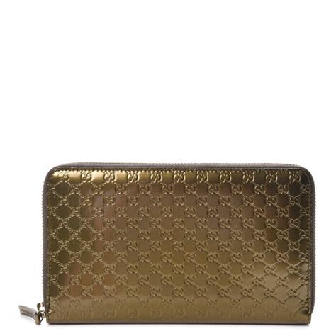 gucci gold wallet|gucci zippy wallet.